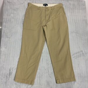 Polo Ralph Lauren Classic Chino Pants Mens 38/30 100% Cotton Tan Khakis